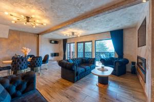 Χώρος καθιστικού στο Vila Aleksandrija Zlatibor