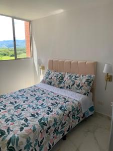 Voodi või voodid majutusasutuse Apto de Lujo y Naturaleza en un Solo Lugar toas