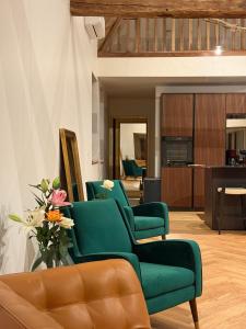 Χώρος καθιστικού στο Le Secret