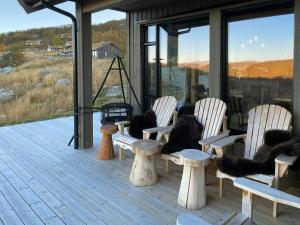 Naturlandskabet i nærheden af feriehuset