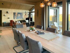 Et opholdsområde på Mountain Cabin At Bergsjøen With Panoramic Views