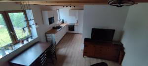 Η κουζίνα ή μικρή κουζίνα στο Ferienhaus am Regionalpark - Nähe Wien