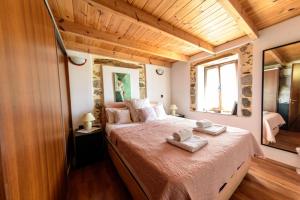 Ένα ή περισσότερα κρεβάτια σε δωμάτιο στο Kliton Villa +37 φωτογραφίες