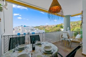 Balkón nebo terasa v ubytování Marina Duquesa apartemento 2110