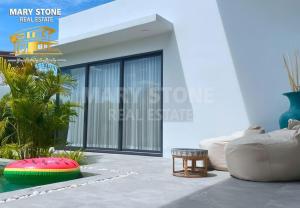 uma representação de uma sala de estar numa casa em Villa Baya - 3BR Modern Poolside em Bangrak Beach