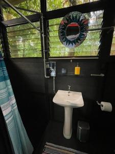 Koupelna v ubytování Jungle Loft