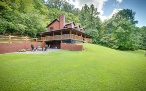 Zahrada ubytování Hidden Hollow Lodge