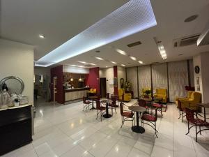 Χώρος καθιστικού στο Hotel Sole