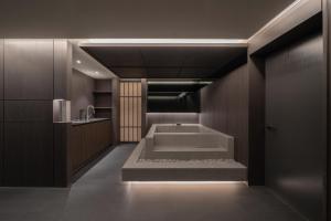 Ένα ή περισσότερα κρεβάτια σε δωμάτιο στο 에스티르 신사