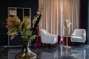 Χώρος καθιστικού στο boutique hotel gambero rosso