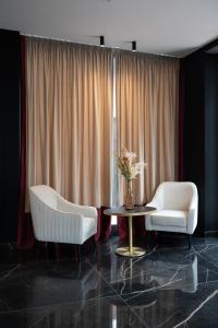 Χώρος καθιστικού στο boutique hotel gambero rosso