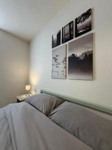 Postel nebo postele na pokoji v ubytování Il Raponzolo di Roccia