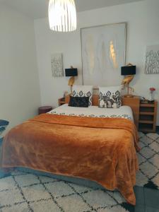 Postel nebo postele na pokoji v ubytování Maison La Suite 27