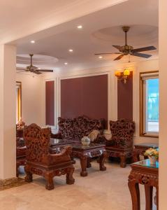 Istumisnurk majutusasutuses River Garden Villa 7BR 7WC Pool&Garden