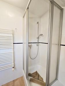 Koupelna v ubytování Ferienhaus Hagebutte + 24 fotografií