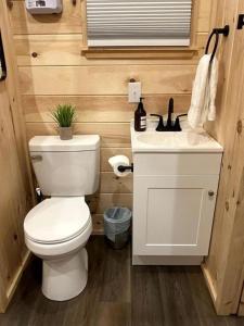 Koupelna v ubytování Quaint Tiny House Haven in Colorado: Your Dream Glamping Getaway in Grand Junction