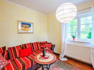 Posezení v ubytování Ferienhaus Prütz