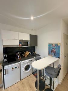 Kuchyň nebo kuchyňský kout v ubytování Harmony