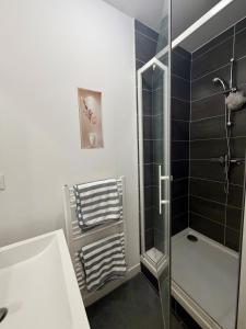 Koupelna v ubytování Harmony