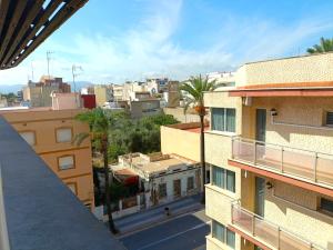 a view from the balcony of a building at Marynton Boutique in Benicarló
