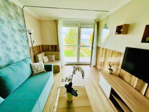 Posezení v ubytování Siófok Panoráma Apartman