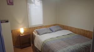 Postel nebo postele na pokoji v ubytování CABAÑA OSORNO Ruta 215