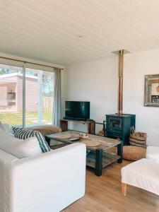 Khu vực ghế ngồi tại Superb villa with sea view