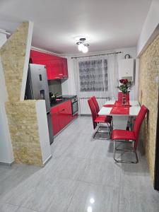 Η κουζίνα ή μικρή κουζίνα στο Brianna Apartament