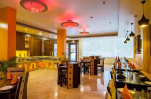 Posezení v ubytování Hotel Kapish Smart-All Pure Veg