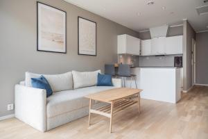 Η κουζίνα ή μικρή κουζίνα στο High-end apartment in Trondheim +13 φωτογραφίες