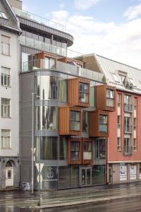 Το κτήριο όπου στεγάζεται  το διαμέρισμα