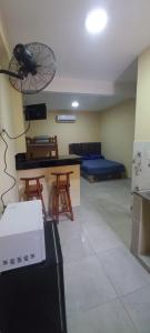 Χώρος καθιστικού στο San Cosme Alojamiento