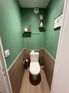 Koupelna v ubytování Appartement duplex 2Alpes centre + 14 fotografií