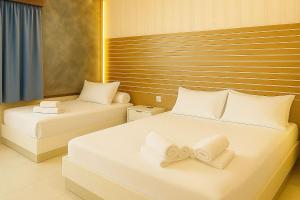 Postel nebo postele na pokoji v ubytování Junior Villa for up to 10 vacationers full view