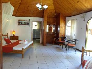 Istumisnurk majutusasutuses Amitie Chalets Praslin