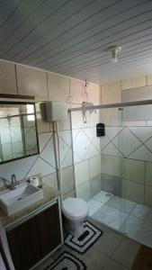 Koupelna v ubytování Cabanas LA CASITA HOSPEDAGEM FAMILIAR