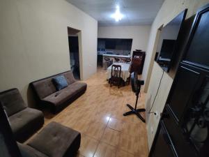 Televiisor ja/või meelelahutuskeskus majutusasutuses Las Villas