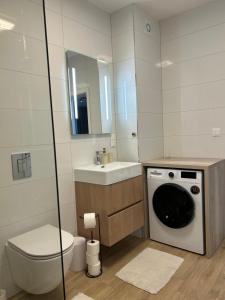 Ένα μπάνιο στο Útulný apartmán