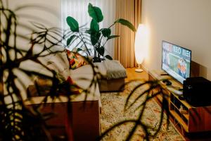 Μια τηλεόραση ή/και κέντρο ψυχαγωγίας στο Slow Living Apúlia