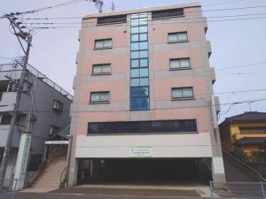 El edificio en el que está el hotel