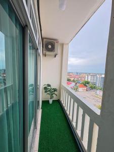 Balkón nebo terasa v ubytování Studio Room In Kelantan Trade Centre
