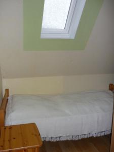 Postel nebo postele na pokoji v ubytování Seestern