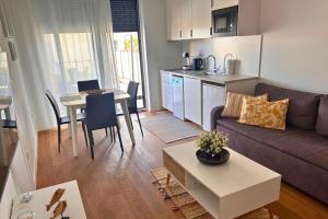 Kuchyň nebo kuchyňský kout v ubytování Luxury Apartment Ansi