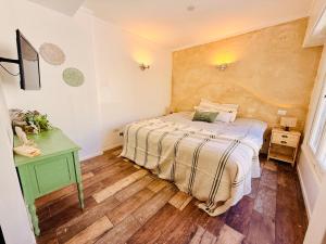 Voodi või voodid majutusasutuse Casa Serena, calidez y estilo que abrazan toas