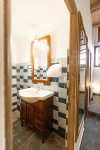 Koupelna v ubytování Șura lu' Aurel