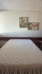 Ένα ή περισσότερα κρεβάτια σε δωμάτιο στο Minas Beach