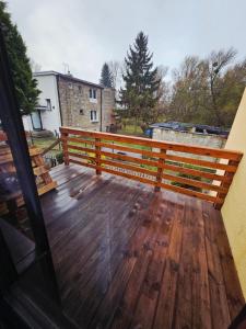 Balkón nebo terasa v ubytování Domowe Zacisze