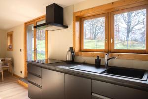 Kuchyň nebo kuchyňský kout v ubytování Maison nature, ski, randos