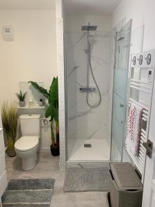 Koupelna v ubytování Superbe Duplex T2 à quelques pas du centre de Saumur