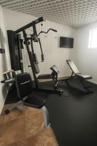 Fitness centrum a/nebo fitness zařízení v ubytování Big Chief Motel